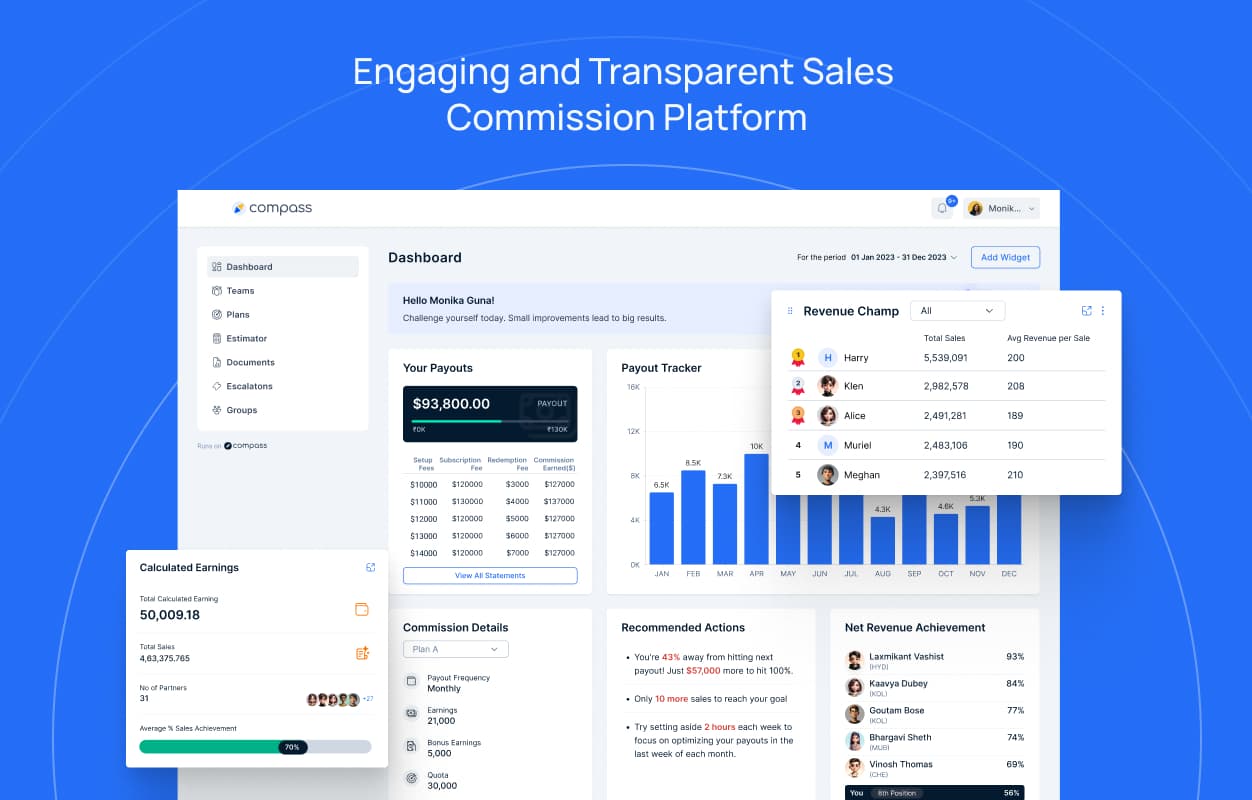 Compass Admin App - Engaging and Transparent Sales Commission Platform