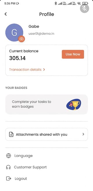 Old UI screen 7