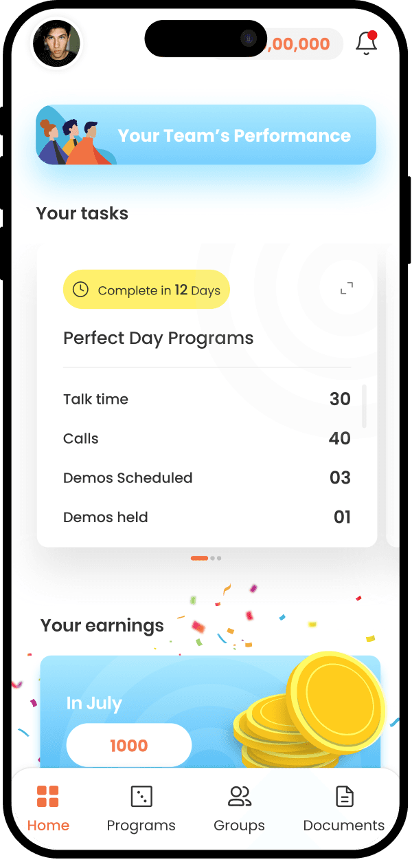 Old UI - Home screen