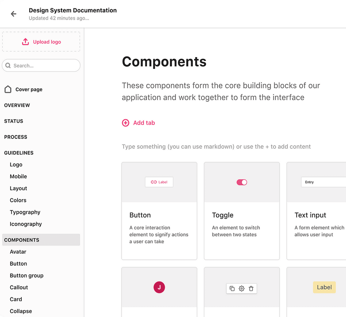 Zeroheight design system exploration
